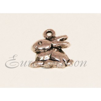 Подвеска мет.№280 18х15мм цв.Silver  (цена за 1шт)